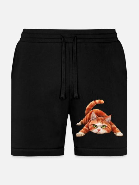 Funny Cat - Bella + Canvas Unisex Short - black