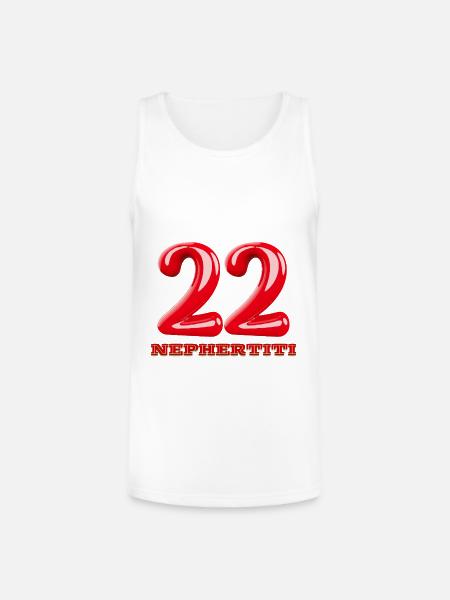 Nefertiti - Unisex Tri-Blend Organic Tank - white