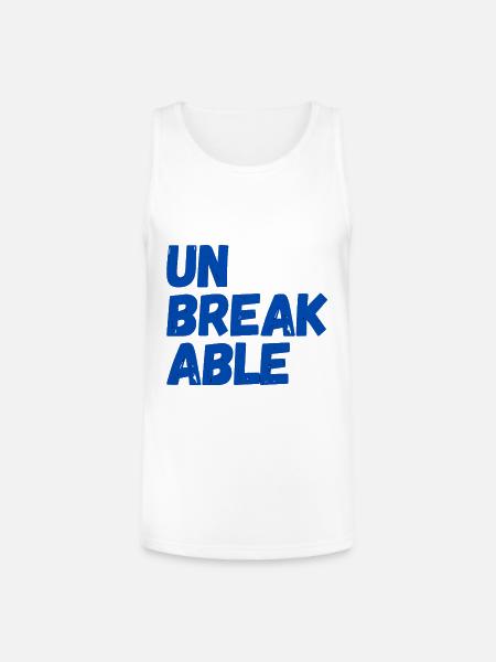 Unbreakable: The Art of Resilience - Unisex Tri-Blend Organic Tank - white