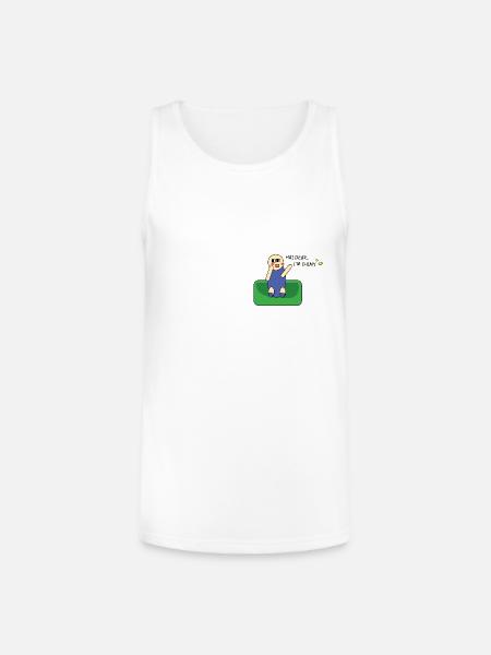 Chimy: Pure Emotions Collection - Unisex Tri-Blend Organic Tank - white