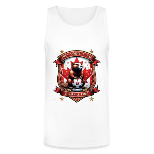 Canada Beaver Crest T-Shirt, Pride Badge Gift - Unisex Tri-Blend Organic Tank