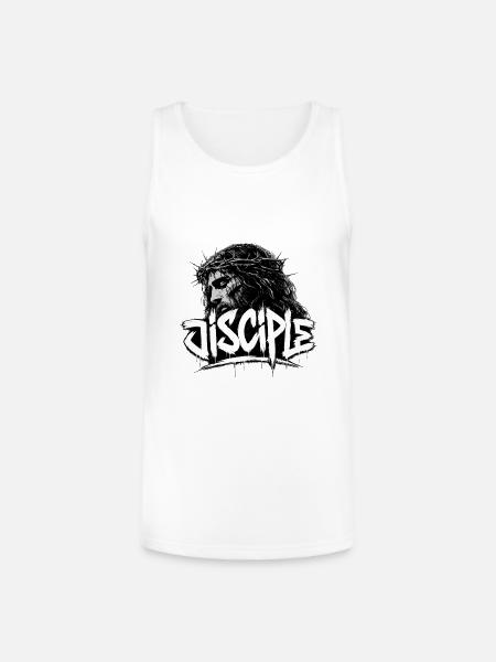 Disciples - Unisex Tri-Blend Organic Tank - white