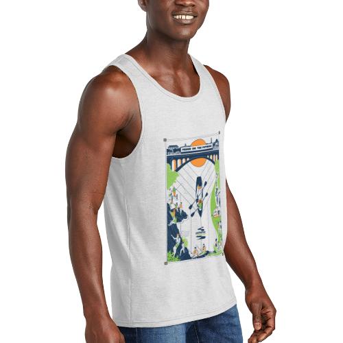 Pride on the Potomac River - Unisex Tri-Blend Organic Tank