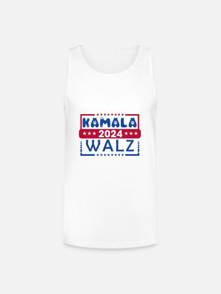 Kamala Waltz - Unisex Tri-Blend Organic Tank - white