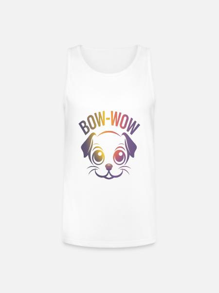 dog loyalty - Unisex Tri-Blend Organic Tank - white
