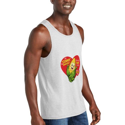 Corny Valentine T-Shirt - Unisex Tri-Blend Organic Tank