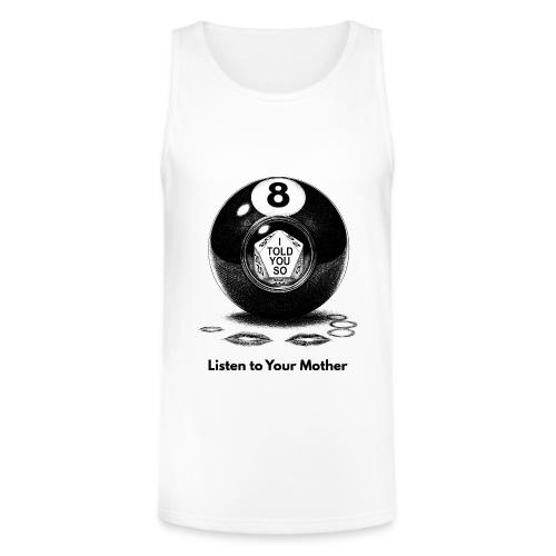 Sarcastic Mom T-Shirt Magic 8-Ball Oracle - Unisex Tri-Blend Organic Tank