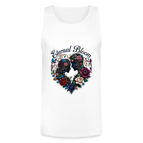 Eternal Bloom Embrace T-Shirt - Unisex Tri-Blend Organic Tank