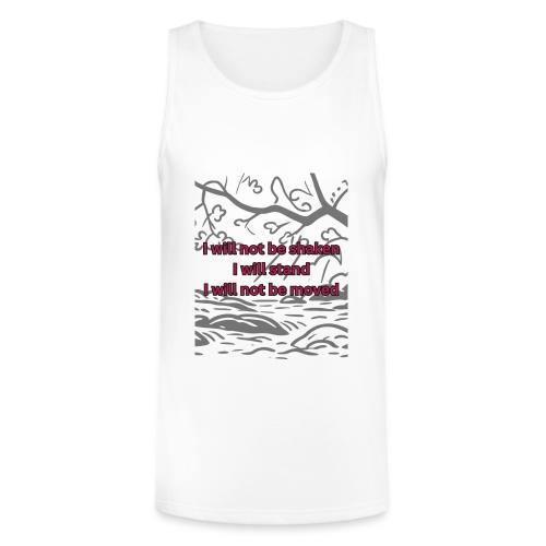 I will not be moved - Unisex Tri-Blend Organic Tank
