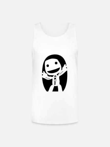 Little Big Planet - Unisex Tri-Blend Organic Tank - white