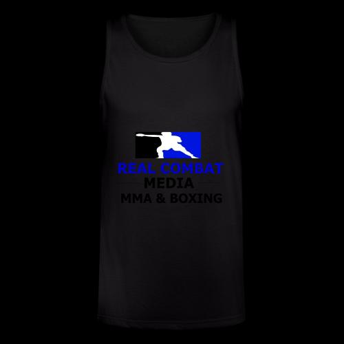 RCM MMA & BOXING Blue Logo - Unisex Tri-Blend Organic Tank