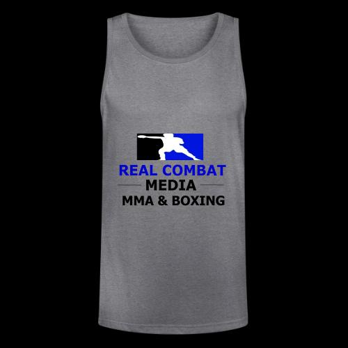 RCM MMA & BOXING Blue Logo - Unisex Tri-Blend Organic Tank