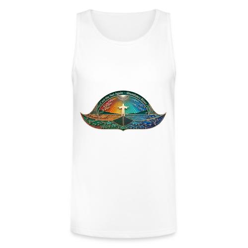Easter Cast the Net Again T Shirt, abundance Gift - Unisex Tri-Blend Organic Tank