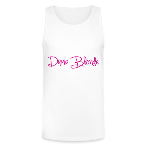 dumb blonde - Unisex Tri-Blend Organic Tank