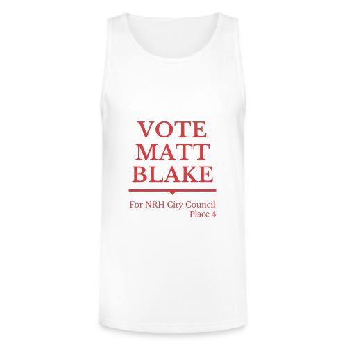Vote Matt Blake, Res - Unisex Tri-Blend Organic Tank