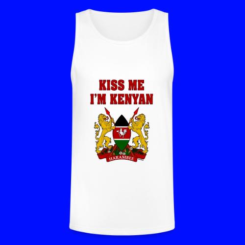 Kiss Me, I'm Kenyan - Unisex Tri-Blend Organic Tank