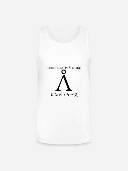 Stargate SG1 - There Is No Place Like Earth - Unisex Tri-Blend Organic Tank - white