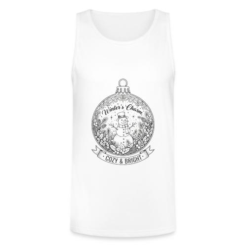 Festive Snowman T-Shirt - Unisex Tri-Blend Organic Tank