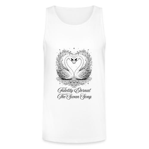 Poetic Swan T-Shirt - Unisex Tri-Blend Organic Tank