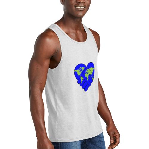World United in Love - Unisex Tri-Blend Organic Tank