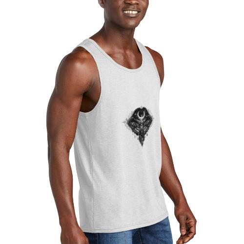 Crescent Moth - Unisex Tri-Blend Organic Tank