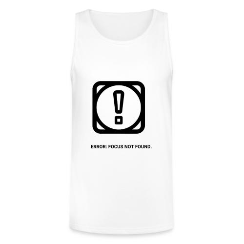 ERROR: FOCUS NOT FOUND T-Shirt | Funny Remote Work - Unisex Tri-Blend Organic Tank