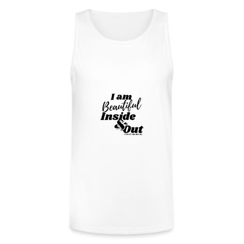 I am Beautiful - Inside and Out | Black Type - Unisex Tri-Blend Organic Tank