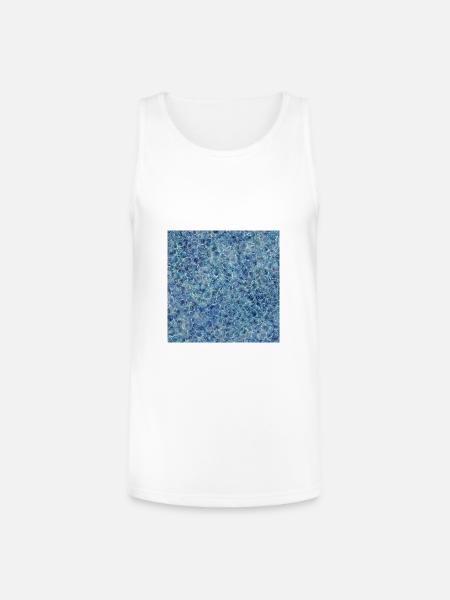 Bubble Party! - Unisex Tri-Blend Organic Tank - white
