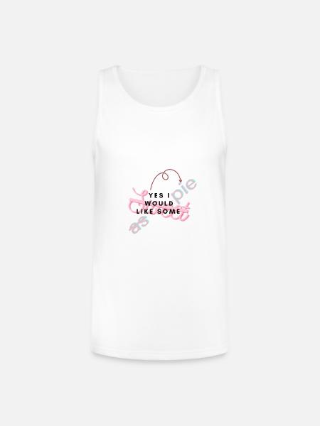 sweet as pie - Unisex Tri-Blend Organic Tank - white