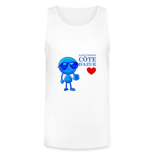 Smoon City_Saint Tropez Côte d'Azur - Unisex Tri-Blend Organic Tank
