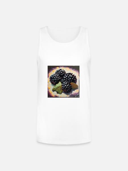 Berries and style - Unisex Tri-Blend Organic Tank - white