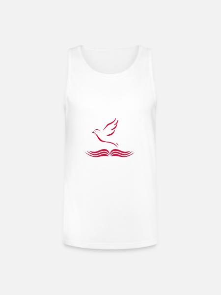 Whole Bible Believer - Unisex Tri-Blend Organic Tank - white