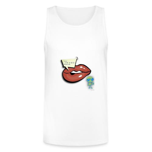 Smoon City_I wear lipstick - Unisex Tri-Blend Organic Tank