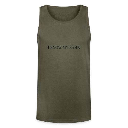 I know my name - Unisex Tri-Blend Organic Tank