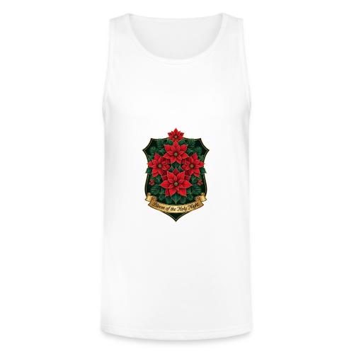 Poinsettia Crest T-Shirt - Unisex Tri-Blend Organic Tank