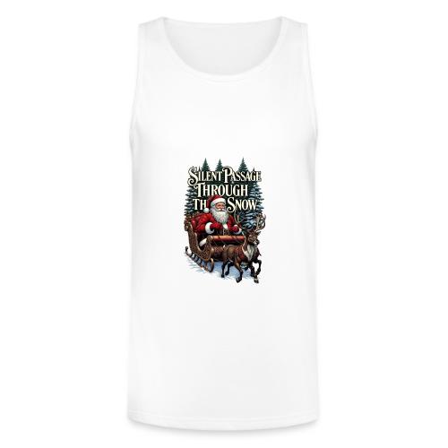 Nostalgic Santa T-Shirt - Unisex Tri-Blend Organic Tank