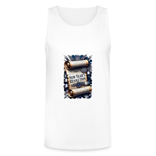 New Year's Resolution T-Shirt - Unisex Tri-Blend Organic Tank