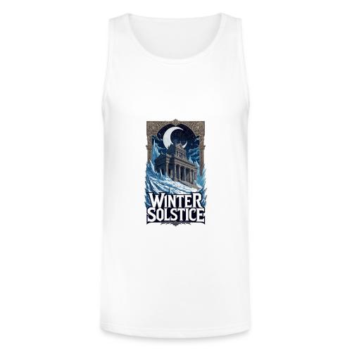 Winter Solstice Temple T-Shirt - Unisex Tri-Blend Organic Tank