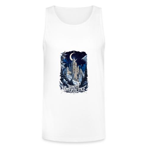 Celestial Winter Temple T-Shirt - Unisex Tri-Blend Organic Tank