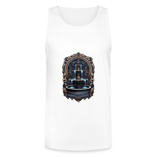 Gilded Baroque Fountain T-Shirt - Unisex Tri-Blend Organic Tank