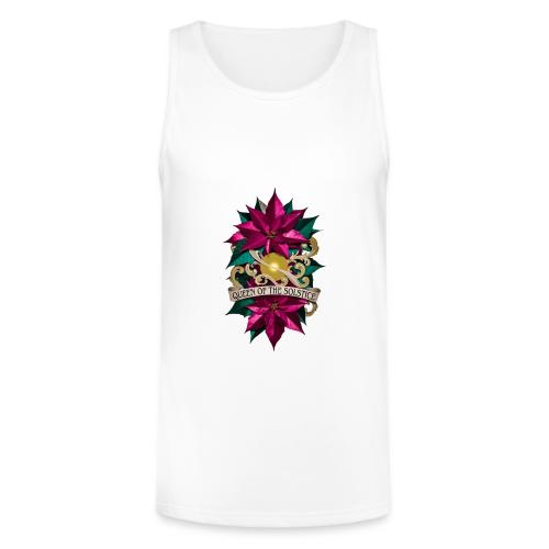 Queen of the Solstice Poinsettia T-Shirt - Unisex Tri-Blend Organic Tank
