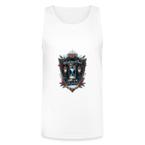 Wintering in Peace (No Visitors) T-Shirt - Unisex Tri-Blend Organic Tank