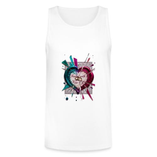 Sealed with a Kiss-Off T-Shirt - Unisex Tri-Blend Organic Tank