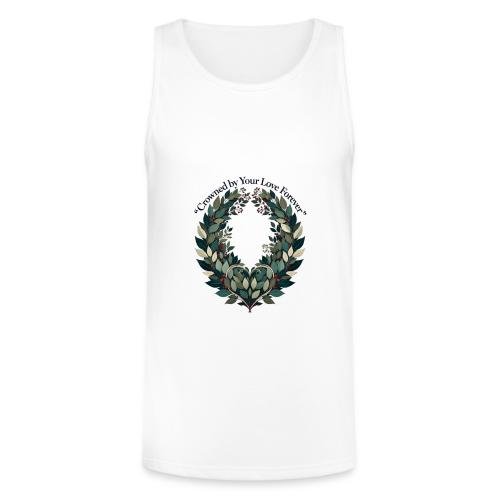 Crowned by Your Love Forever Laurel Wreath T-Shirt - Unisex Tri-Blend Organic Tank