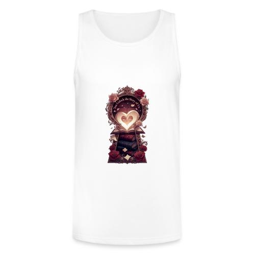 You Unlock the Story of Us Library Gifts T-Shirts - Unisex Tri-Blend Organic Tank