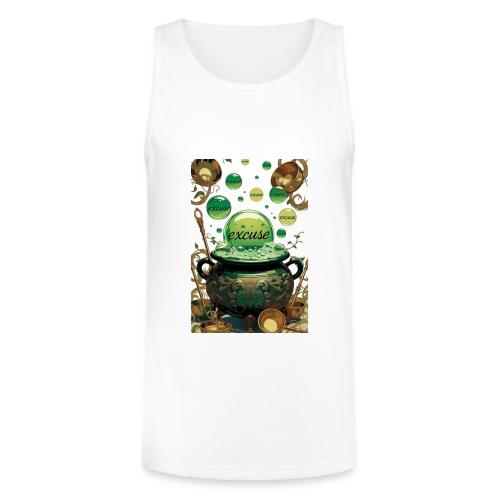 Emerald Excuses Cauldron Graphic Tee - Unisex Tri-Blend Organic Tank