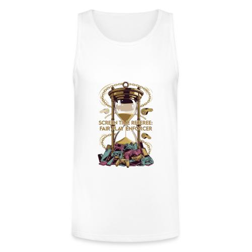 Screen Time Referee T Shirt, Fair Play Enforcer - Unisex Tri-Blend Organic Tank