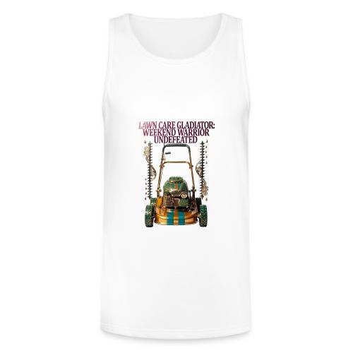 Lawn Care Gladiator T Shirt - Unisex Tri-Blend Organic Tank