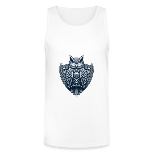 Night Watch Owl T Shirt, Sarcastic Dad Gift - Unisex Tri-Blend Organic Tank