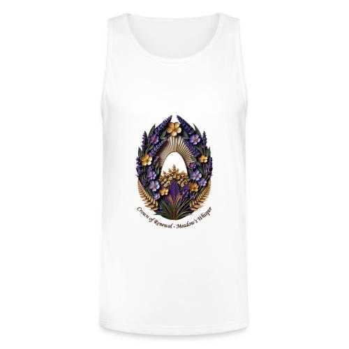 Easter Meadow Crown Renewal T Shirt, Spring Gift - Unisex Tri-Blend Organic Tank